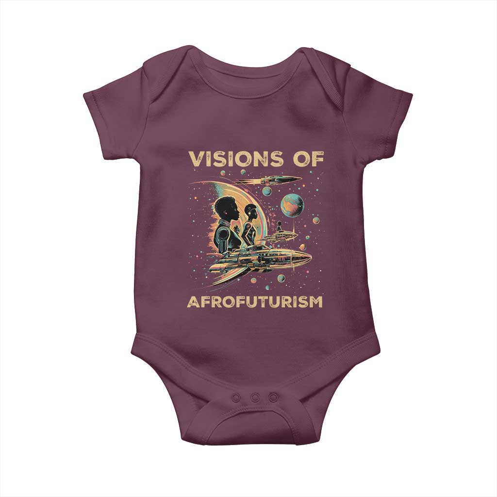 Visions Of Afrofuturism Baby Onesie African American Black History And Future