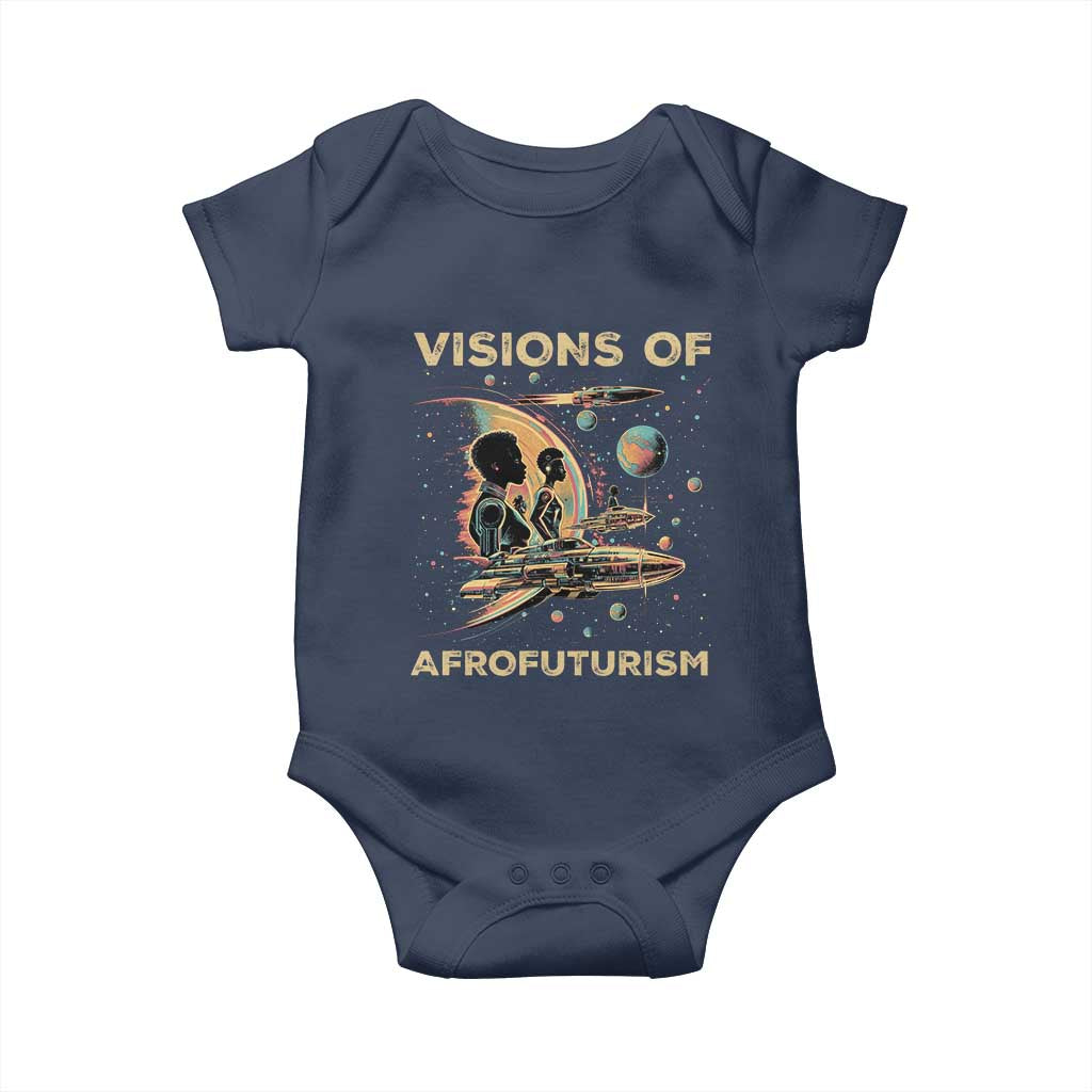 Visions Of Afrofuturism Baby Onesie African American Black History And Future