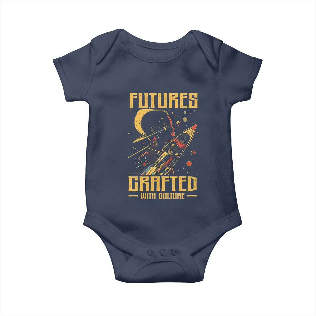 African American Afrofuturism Baby Onesie Futures Crafted With Culture