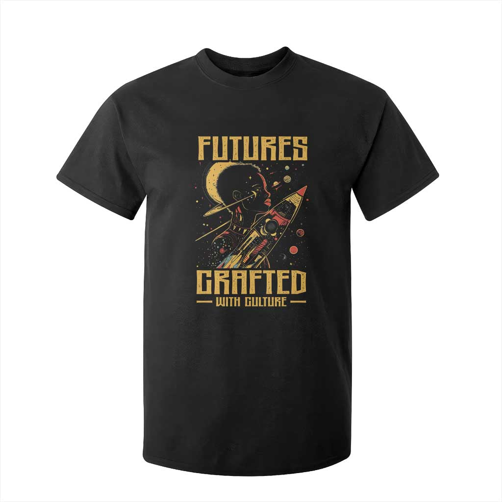 African American Afrofuturism T Shirt For Kid Futures Crafted With Culture
