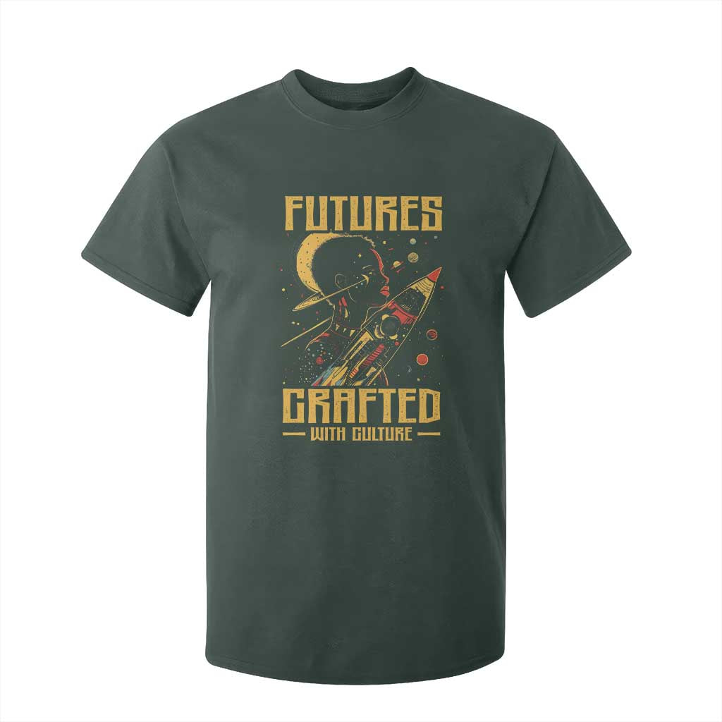 African American Afrofuturism T Shirt For Kid Futures Crafted With Culture
