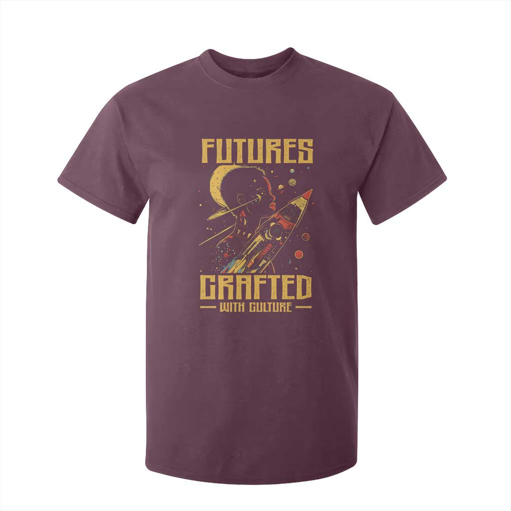 African American Afrofuturism T Shirt For Kid Futures Crafted With Culture