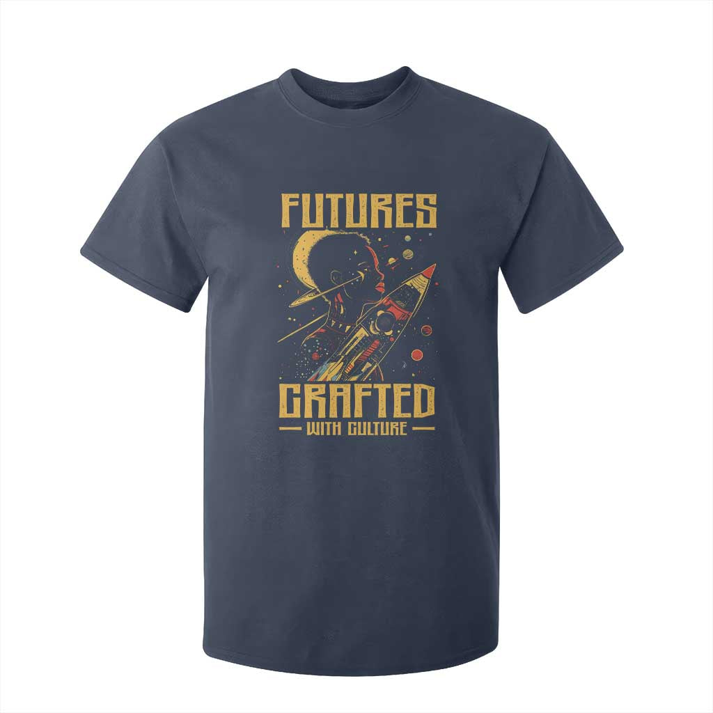 African American Afrofuturism T Shirt For Kid Futures Crafted With Culture