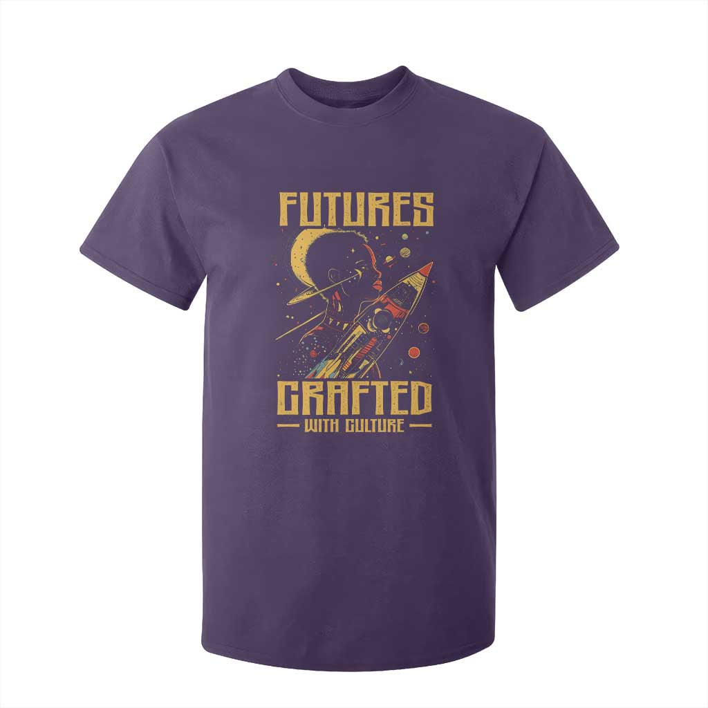 African American Afrofuturism T Shirt For Kid Futures Crafted With Culture