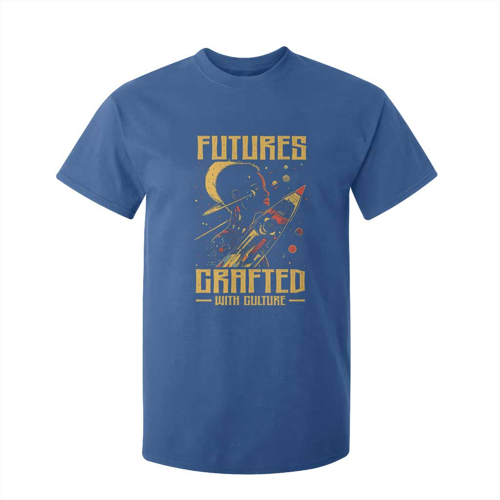 African American Afrofuturism T Shirt For Kid Futures Crafted With Culture