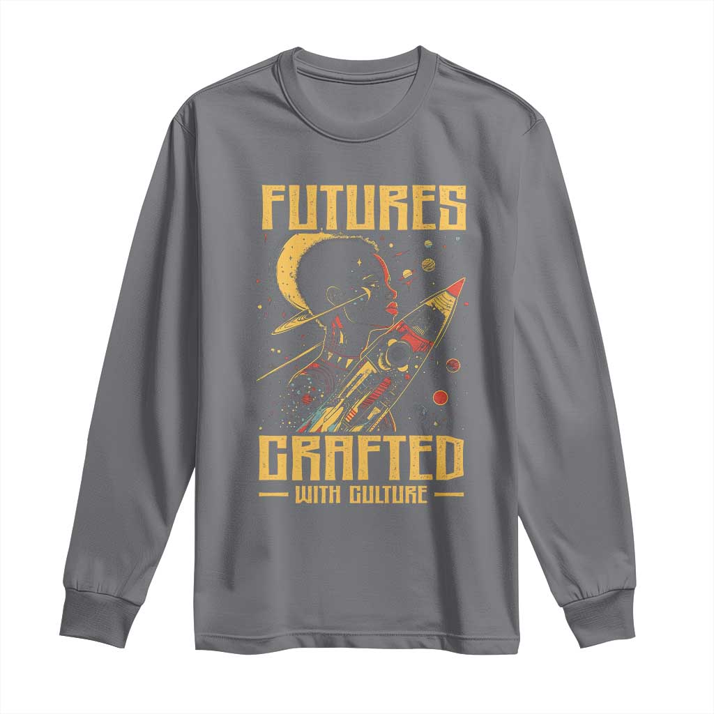 African American Afrofuturism Long Sleeve Shirt Futures Crafted With Culture