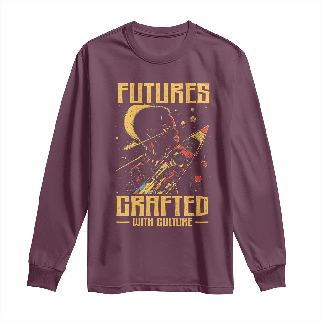 African American Afrofuturism Long Sleeve Shirt Futures Crafted With Culture