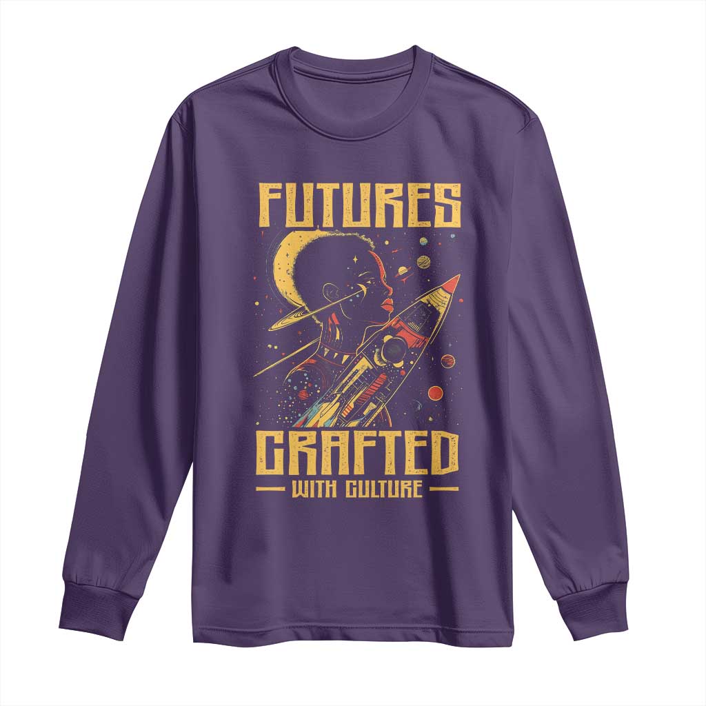 African American Afrofuturism Long Sleeve Shirt Futures Crafted With Culture