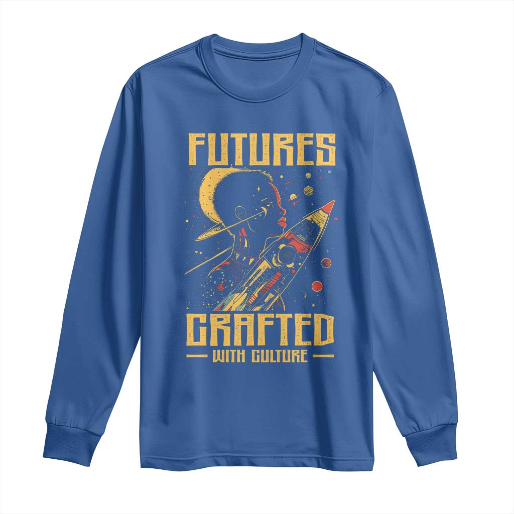 African American Afrofuturism Long Sleeve Shirt Futures Crafted With Culture