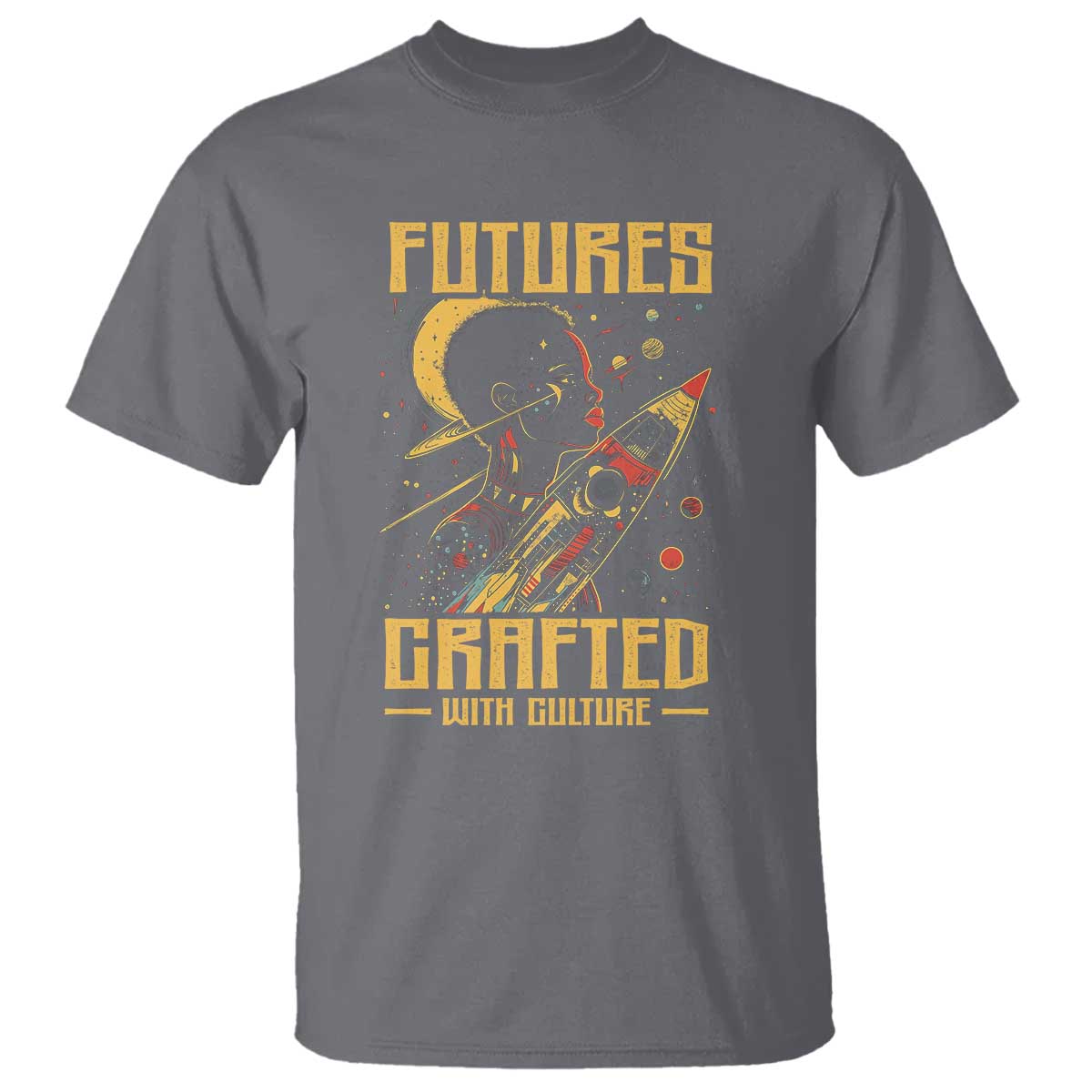 African American Afrofuturism T Shirt Futures Crafted With Culture