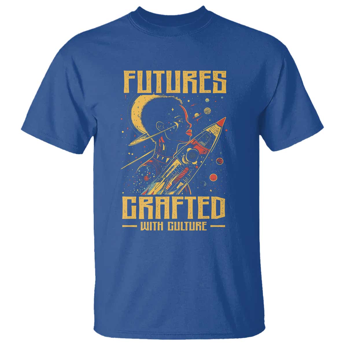 African American Afrofuturism T Shirt Futures Crafted With Culture