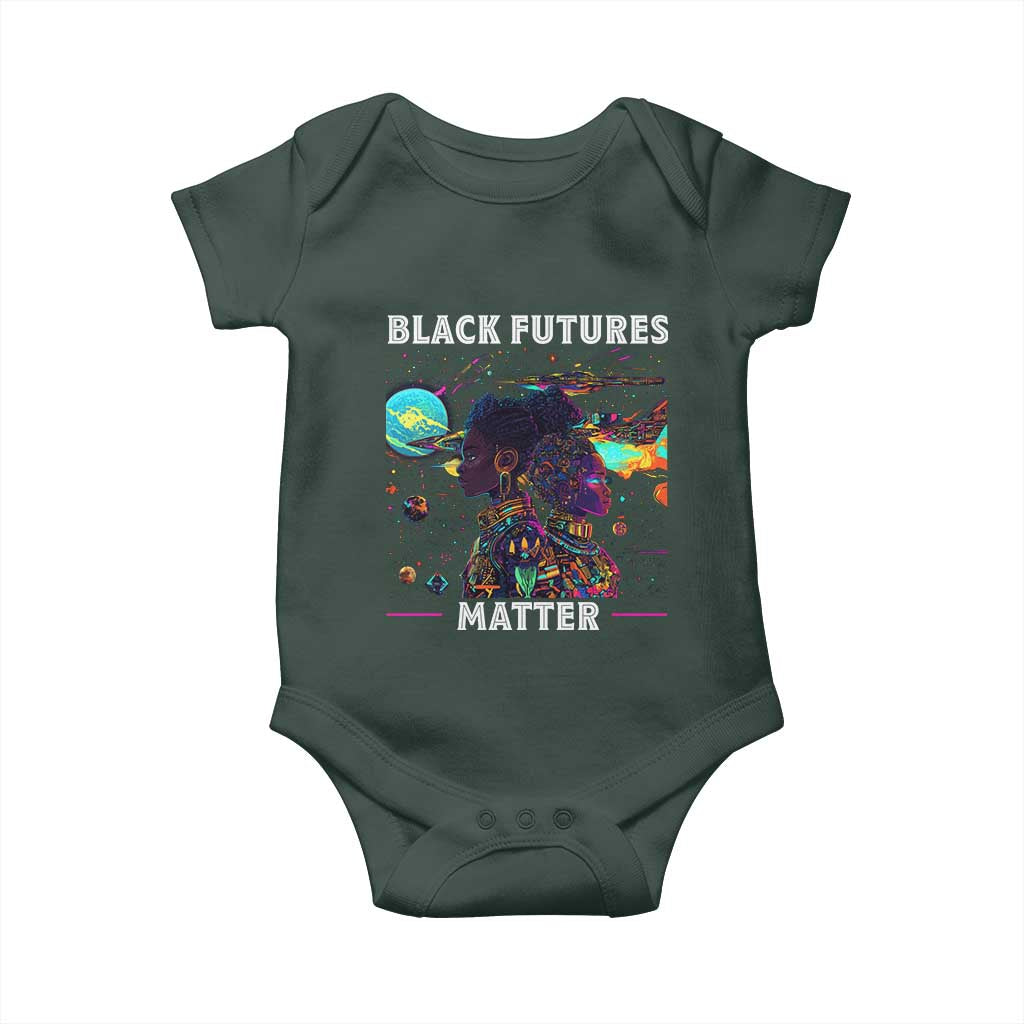 African American Afrofuturism Baby Onesie Black Futures Matter