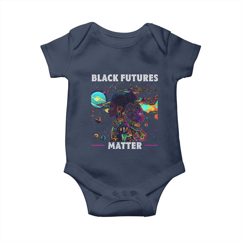 African American Afrofuturism Baby Onesie Black Futures Matter