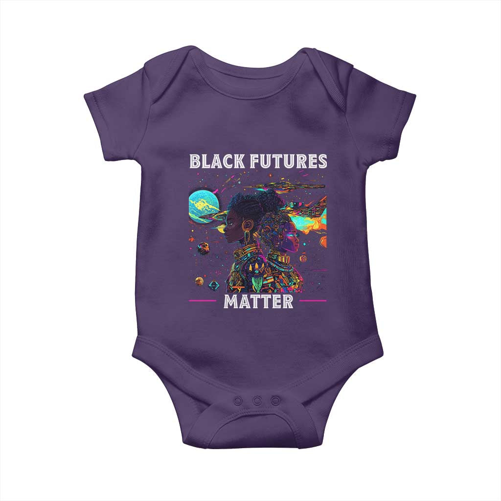 African American Afrofuturism Baby Onesie Black Futures Matter