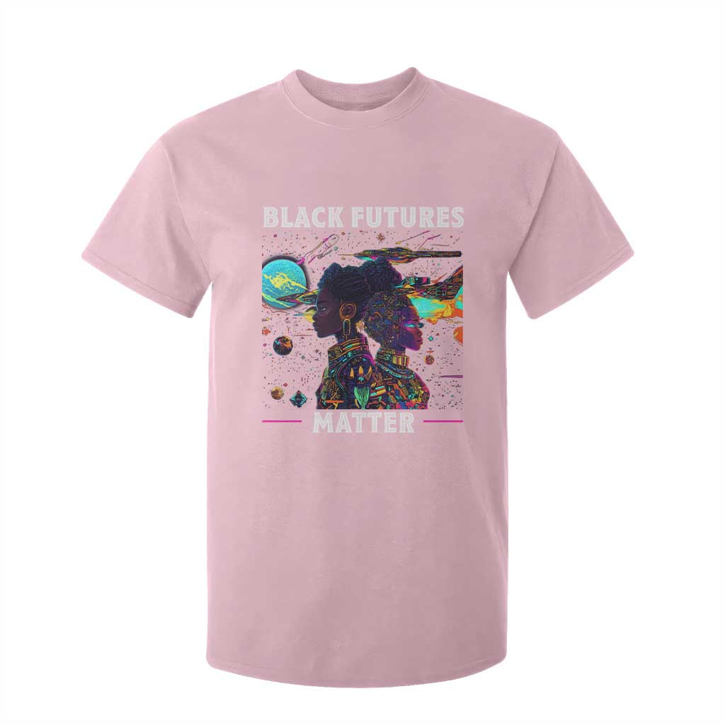 African American Afrofuturism T Shirt For Kid Black Futures Matter