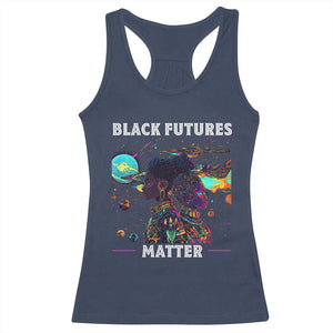 African American Afrofuturism Racerback Tank Top Black Futures Matter