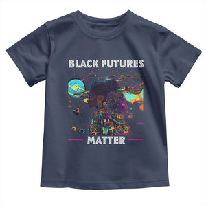 African American Afrofuturism Toddler T Shirt Black Futures Matter