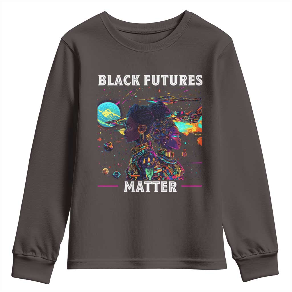 African American Afrofuturism Youth Sweatshirt Black Futures Matter