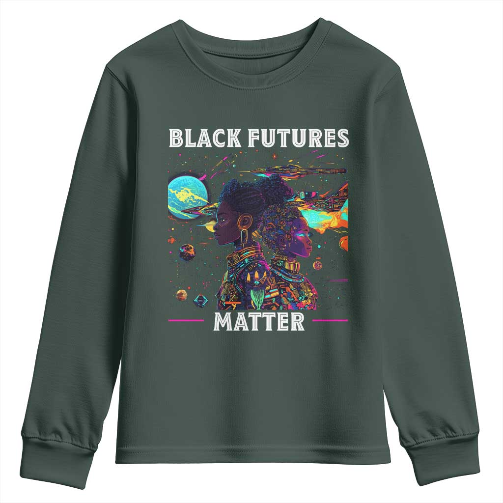 African American Afrofuturism Youth Sweatshirt Black Futures Matter