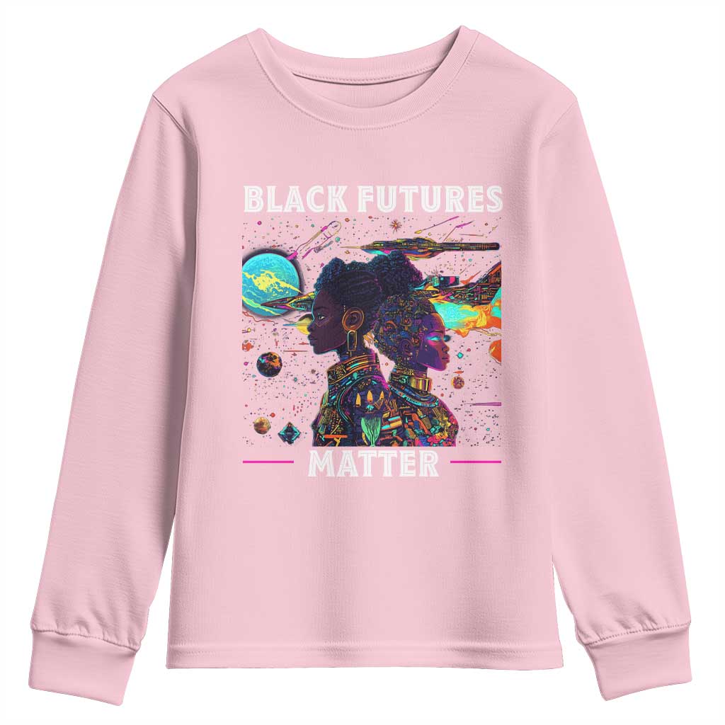 African American Afrofuturism Youth Sweatshirt Black Futures Matter