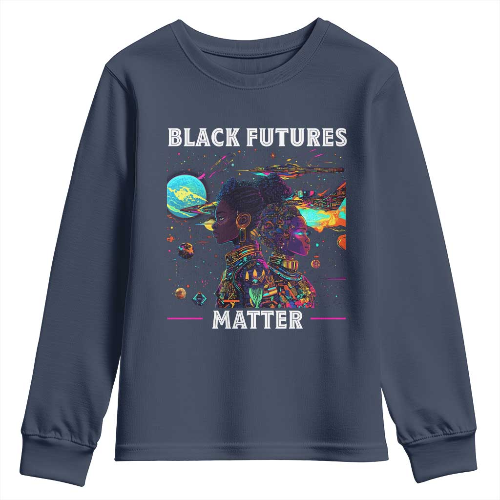 African American Afrofuturism Youth Sweatshirt Black Futures Matter