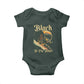 African American Afrofuturism Baby Onesie Black To The Future