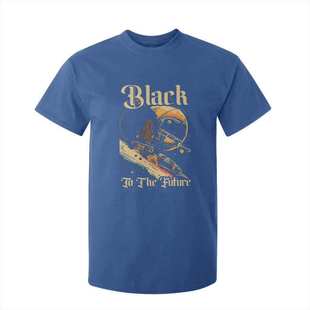 African American Afrofuturism T Shirt For Kid Black To The Future