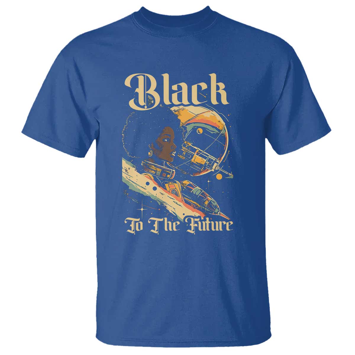 African American Afrofuturism T Shirt Black To The Future