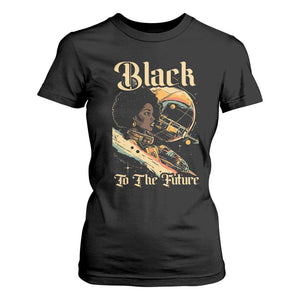 African American Afrofuturism T Shirt For Women Black To The Future