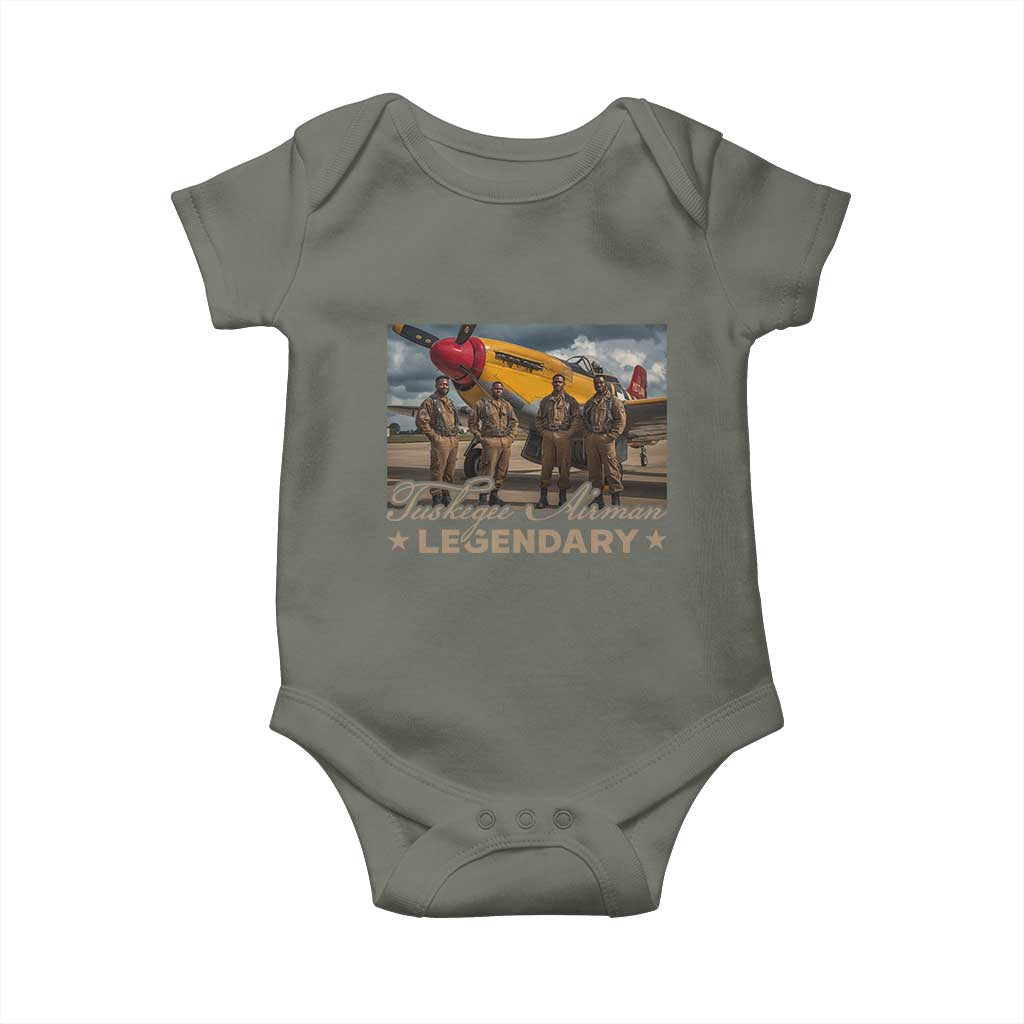 Tuskegee Airman Baby Onesie Legendary US Pilots Black History
