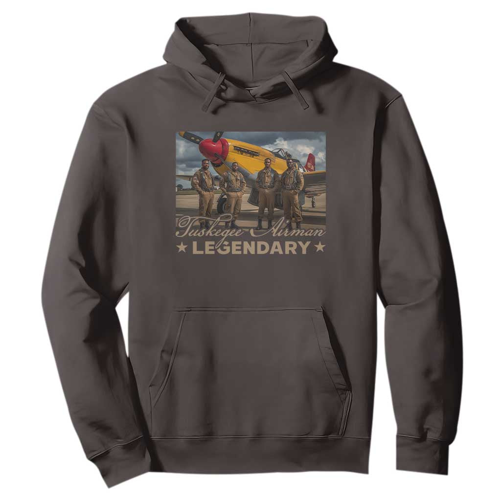 Tuskegee Airman Hoodie Legendary US Pilots Black History