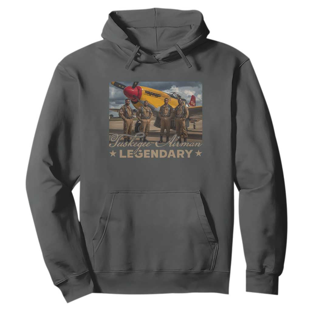 Tuskegee Airman Hoodie Legendary US Pilots Black History