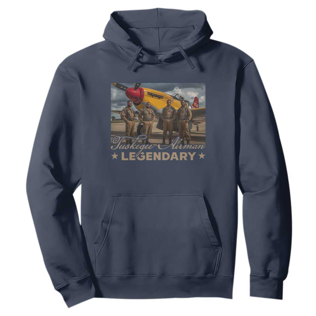 Tuskegee Airman Hoodie Legendary US Pilots Black History