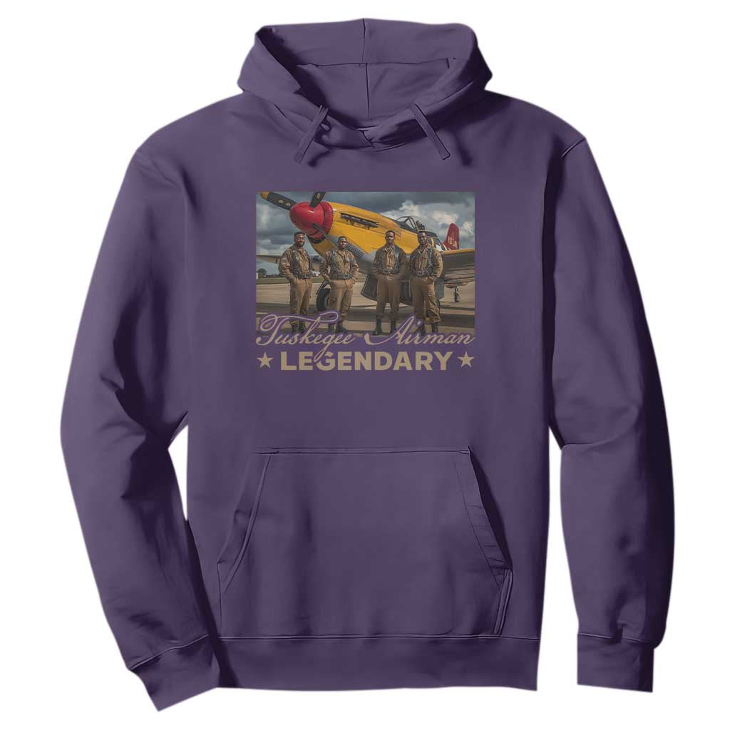 Tuskegee Airman Hoodie Legendary US Pilots Black History