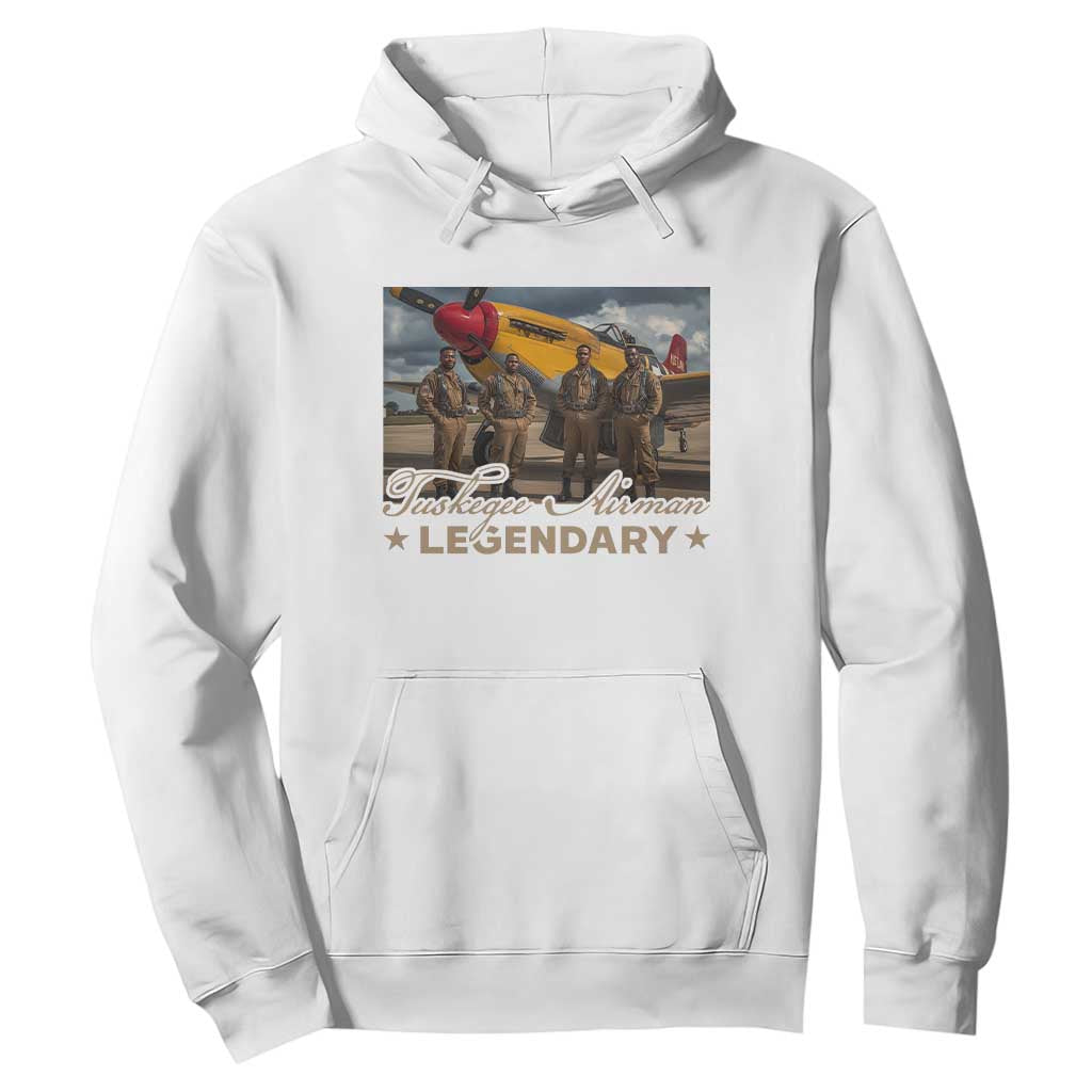 Tuskegee Airman Hoodie Legendary US Pilots Black History