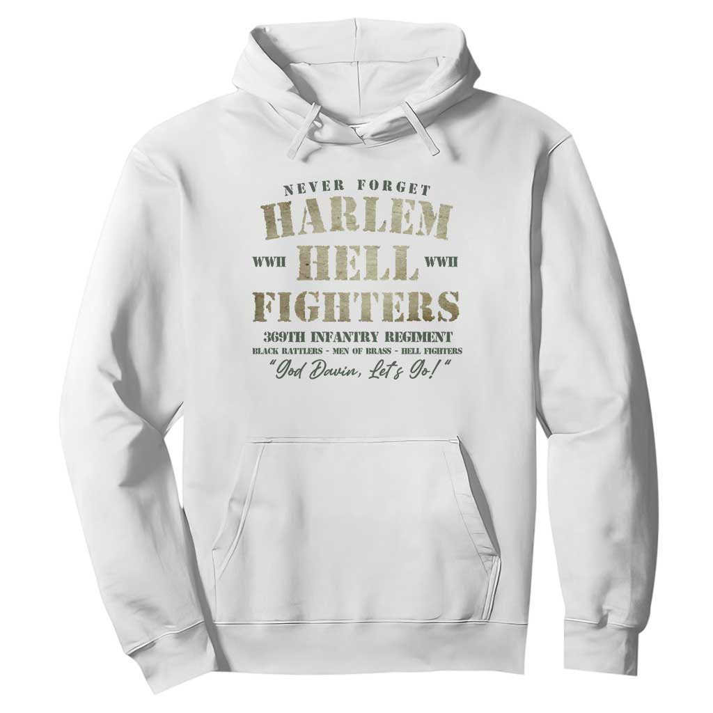 Harlem Hellfighters Hoodie African American Black History Military Soldiers