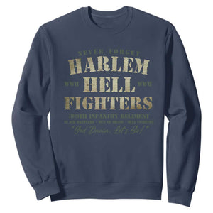 Harlem Hellfighters Sweatshirt African American Black History Military Soldiers
