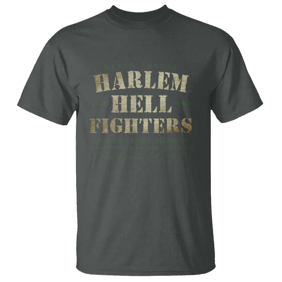 Harlem Hellfighters T Shirt African American Black History Military Soldiers