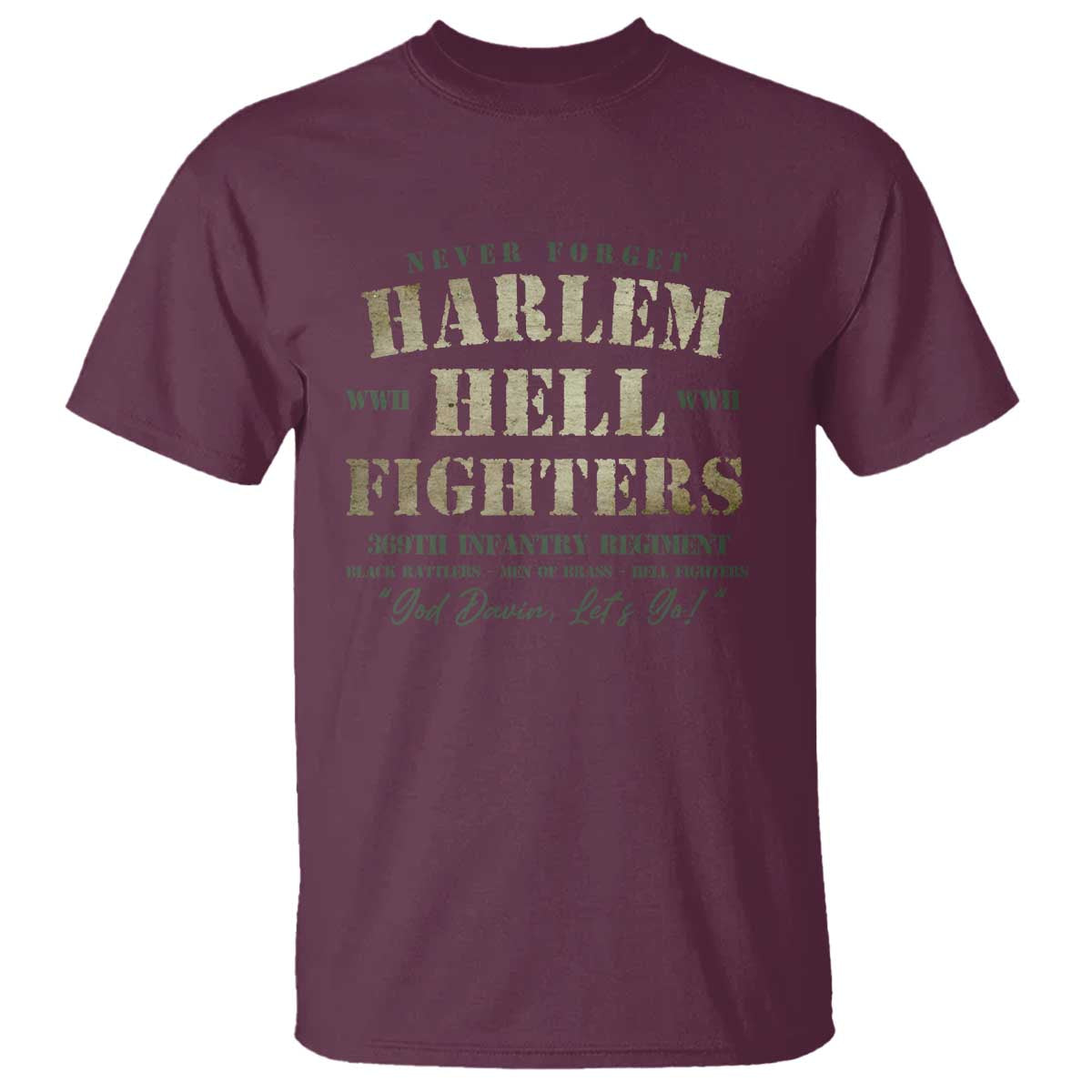 Harlem Hellfighters T Shirt African American Black History Military Soldiers