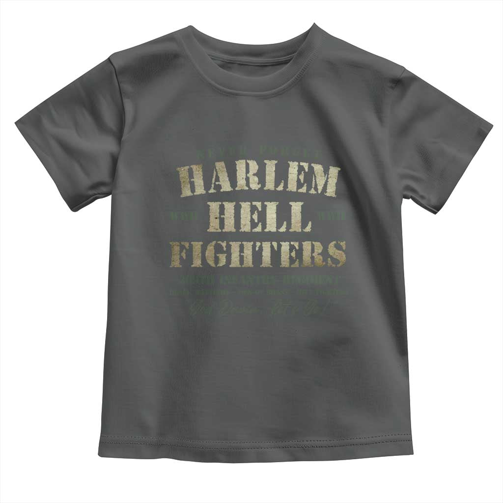 Harlem Hellfighters Toddler T Shirt African American Black History Military Soldiers
