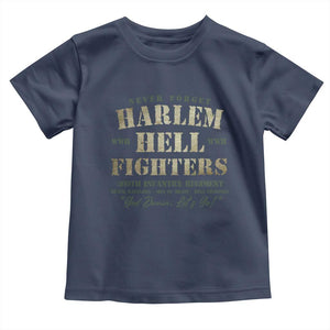 Harlem Hellfighters Toddler T Shirt African American Black History Military Soldiers