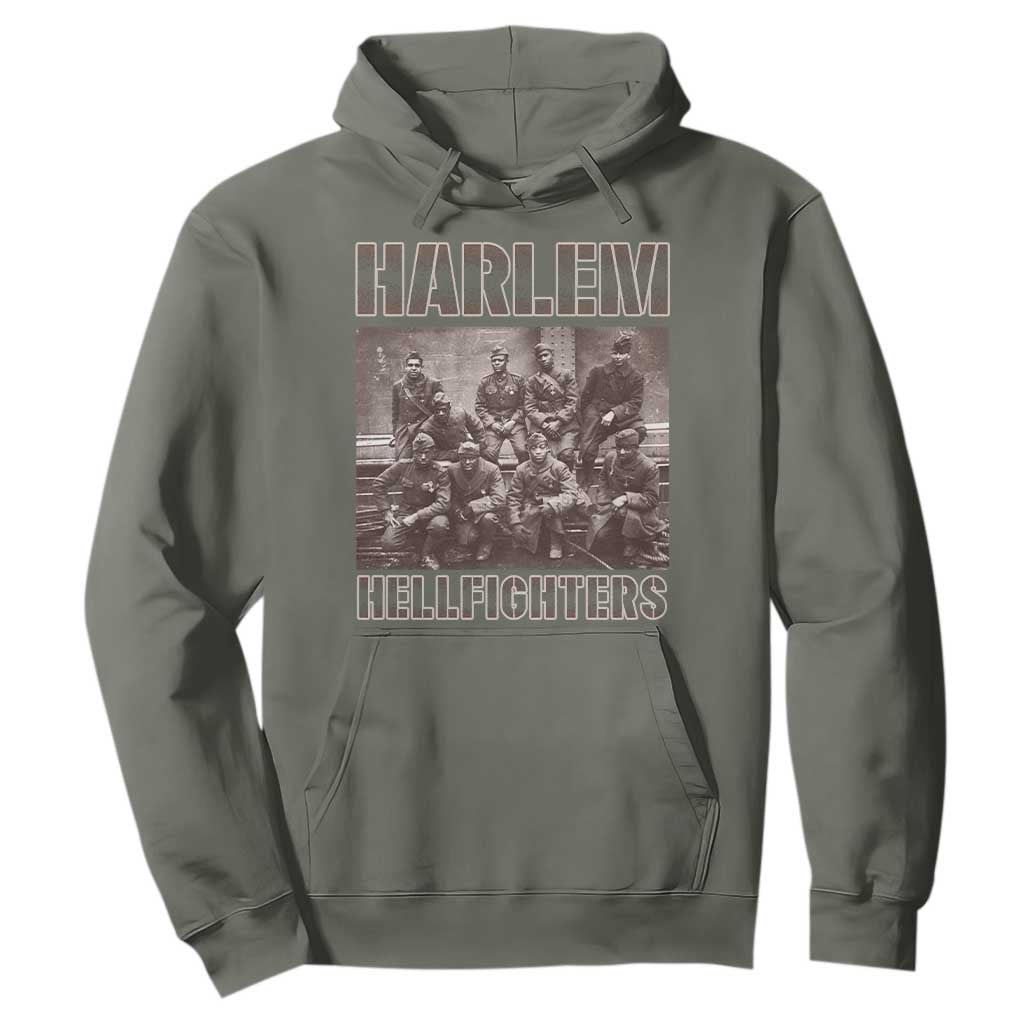 Harlem Hellfighters Hoodie The 369th Infantry Regiment Black History Military Soldiers