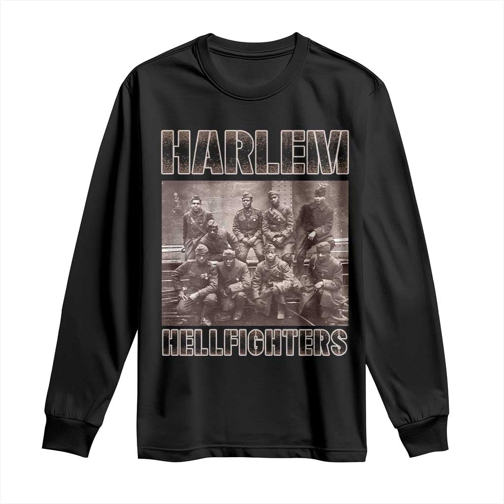 Harlem Hellfighters Long Sleeve Shirt The 369th Infantry Regiment Black History Military Soldiers