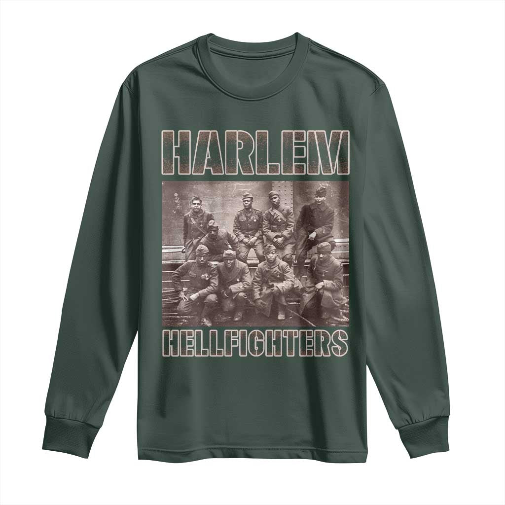 Harlem Hellfighters Long Sleeve Shirt The 369th Infantry Regiment Black History Military Soldiers