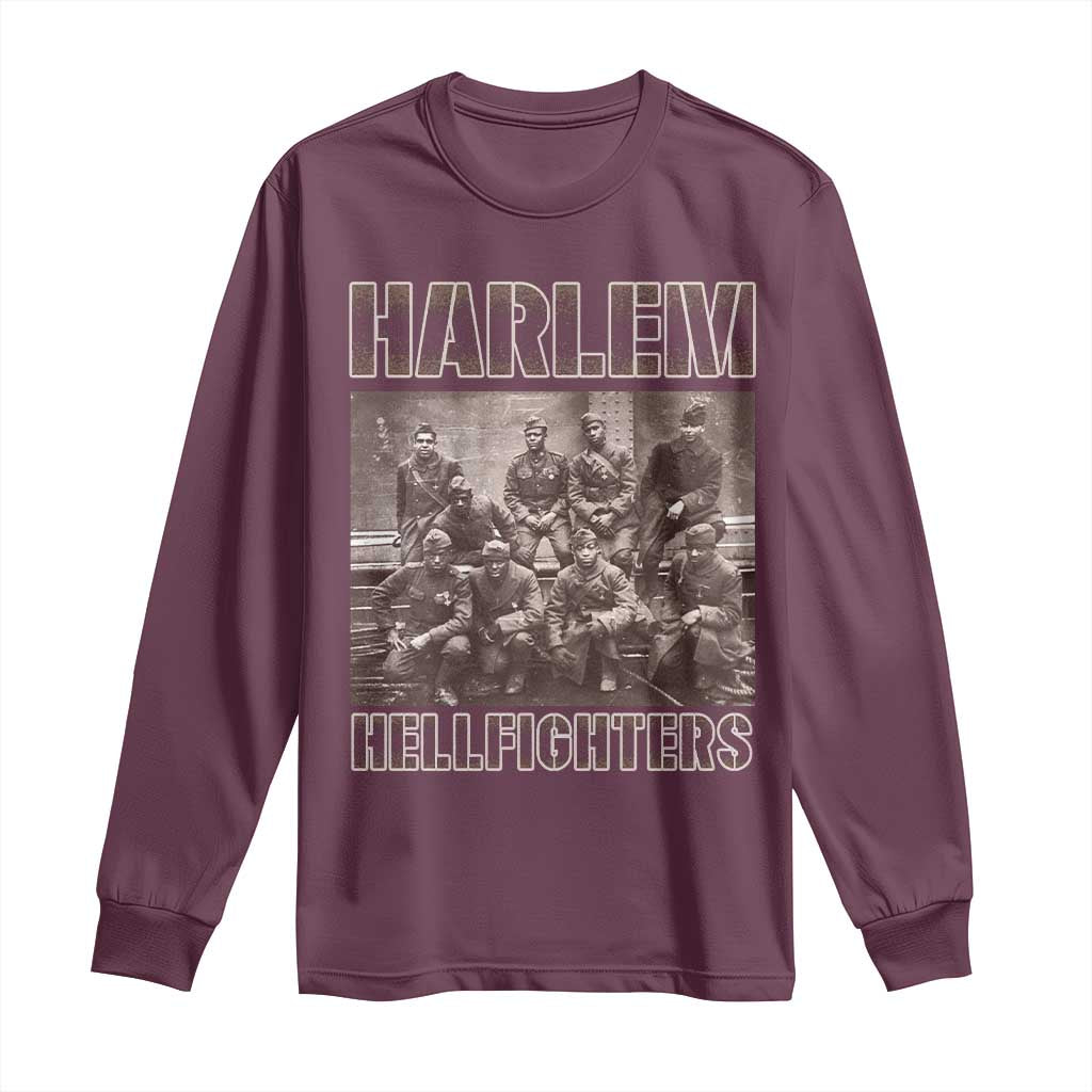 Harlem Hellfighters Long Sleeve Shirt The 369th Infantry Regiment Black History Military Soldiers