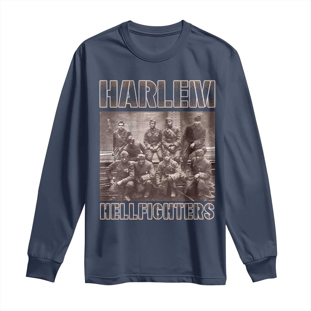 Harlem Hellfighters Long Sleeve Shirt The 369th Infantry Regiment Black History Military Soldiers