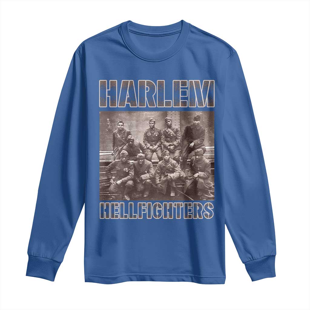 Harlem Hellfighters Long Sleeve Shirt The 369th Infantry Regiment Black History Military Soldiers
