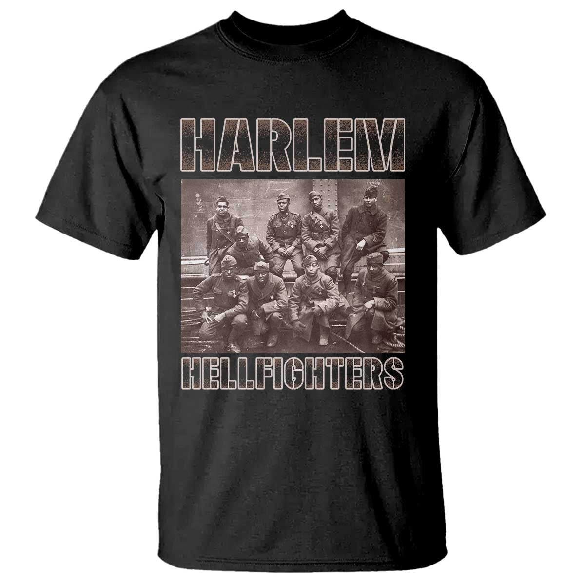 Harlem Hellfighters T Shirt The 369th Infantry Regiment Black History Military Soldiers