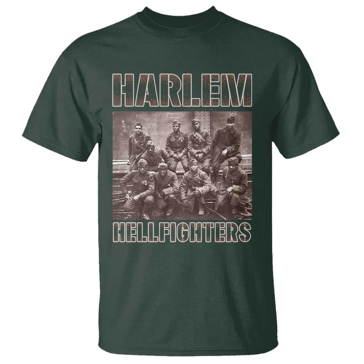 Harlem Hellfighters T Shirt The 369th Infantry Regiment Black History Military Soldiers