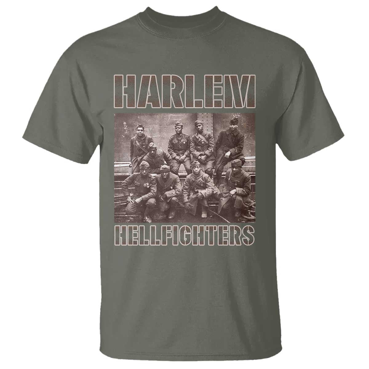 Harlem Hellfighters T Shirt The 369th Infantry Regiment Black History Military Soldiers